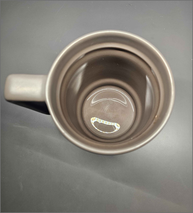 a cup visual from the topside 