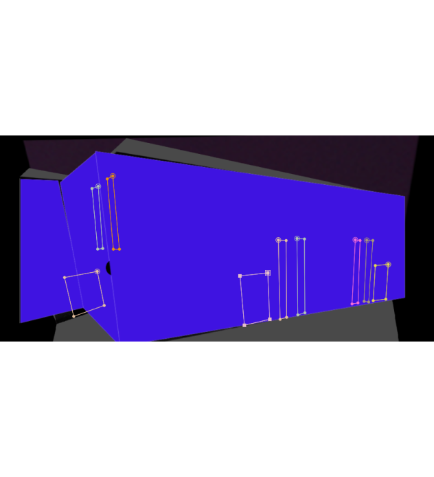 masking in attempts to remove those object from projecting