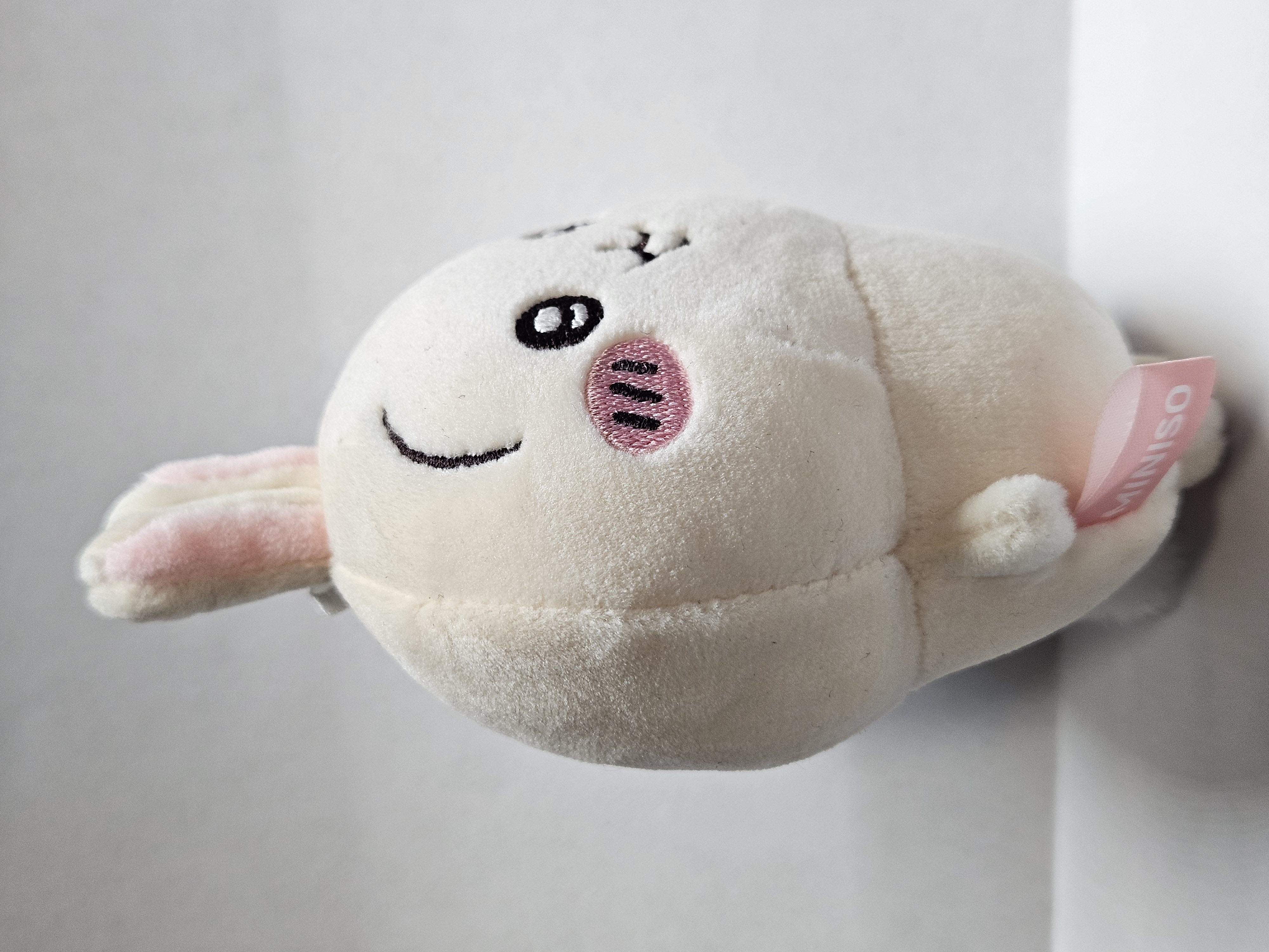 plushy from a side angle
